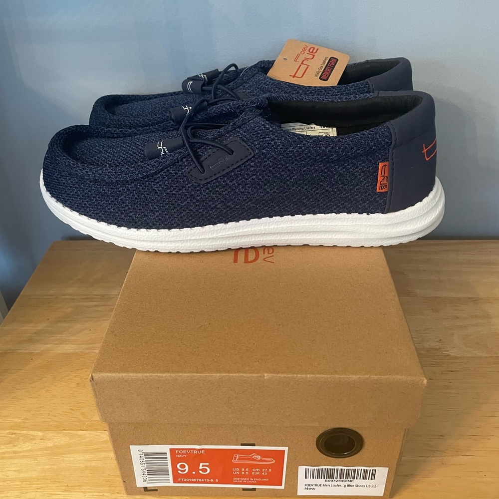 Foev True loafers Wally Woven Sox size 9.5
